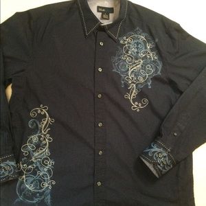 Blue dress shirt